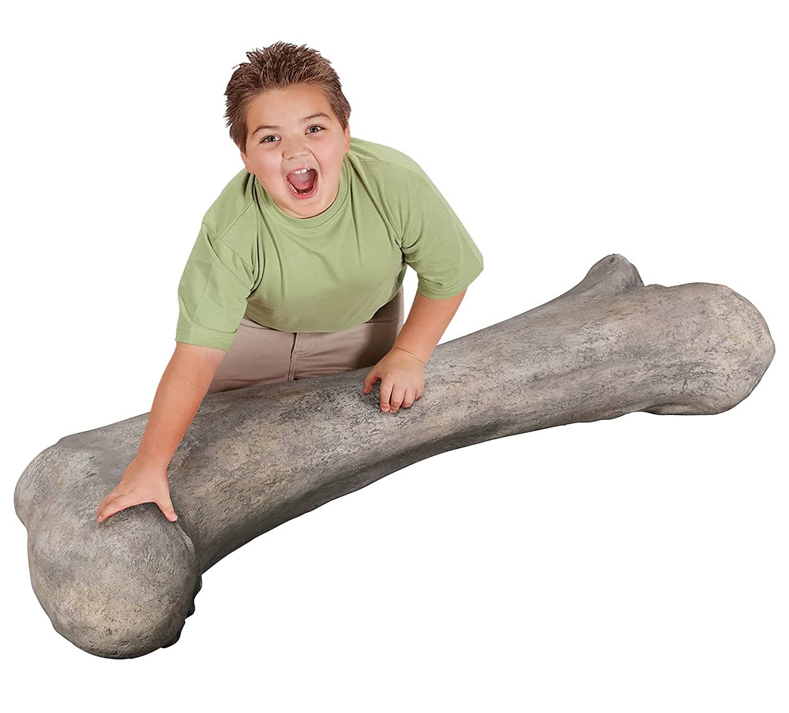 Gigantic Apatosaurus Dinosaur Femur Bone Fossil Statue