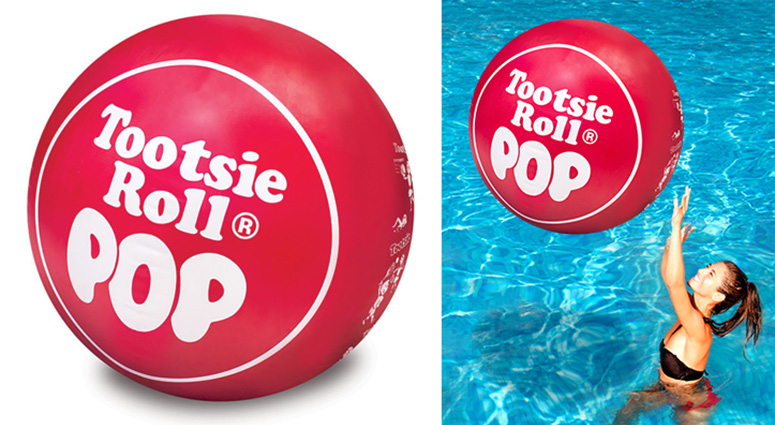 Gigantic Tootsie Roll Pop Beach Ball