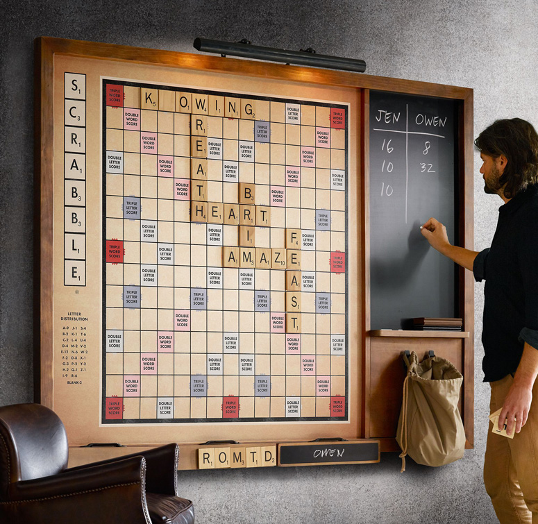 Gigantic Wall Scrabble Game