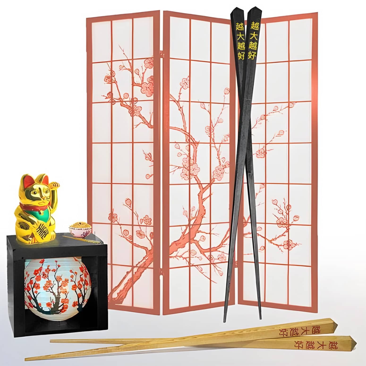 Gigantic Wooden Chopsticks - 6 Feet Tall!