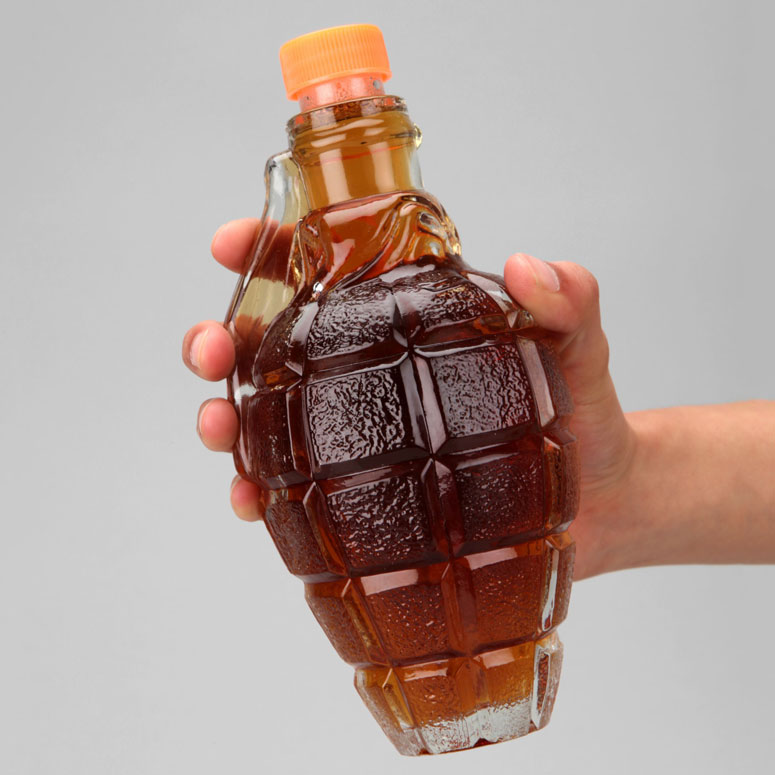 Glass Grenade Decanter