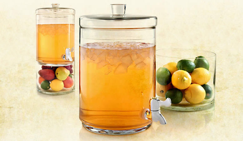 Glass Iced Tea Dispenser