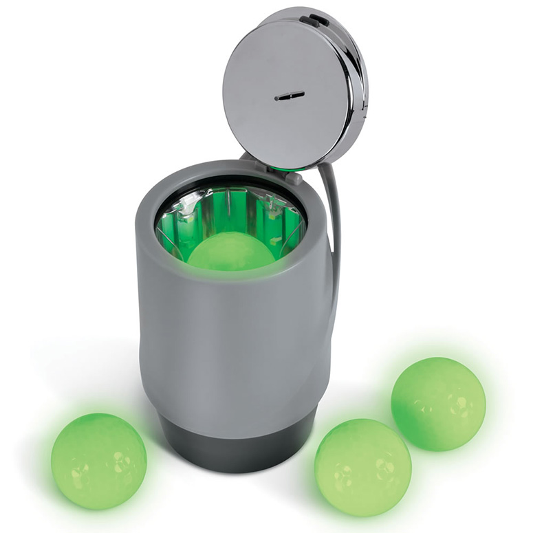 Glow-in-the-Dark Golf Balls and High-Intensity Light Charger