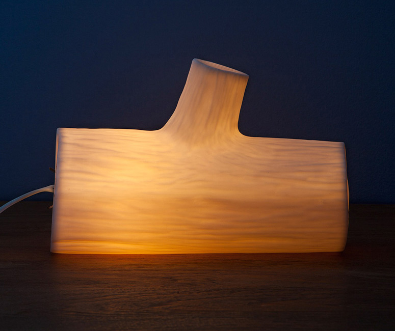 Glowing Log Lamp