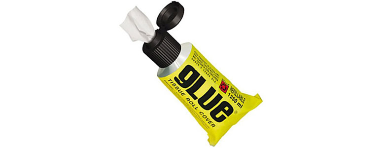 Glue Tube - Toilet Paper Dispenser
