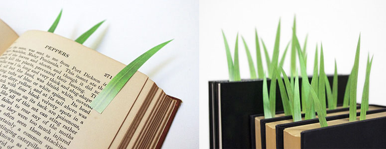 Green Marker - Grass Blade Bookmarks