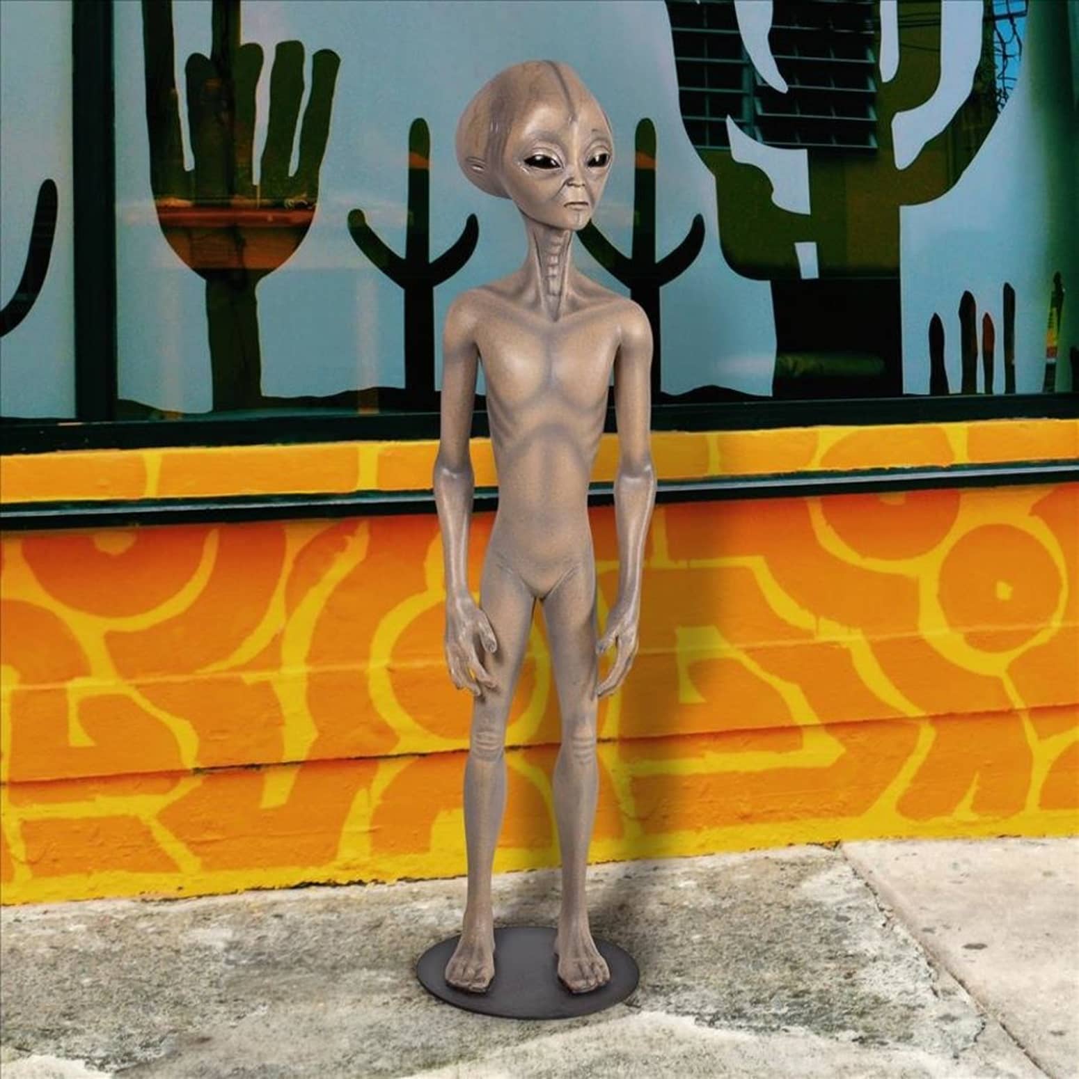 Grey Alien Statue