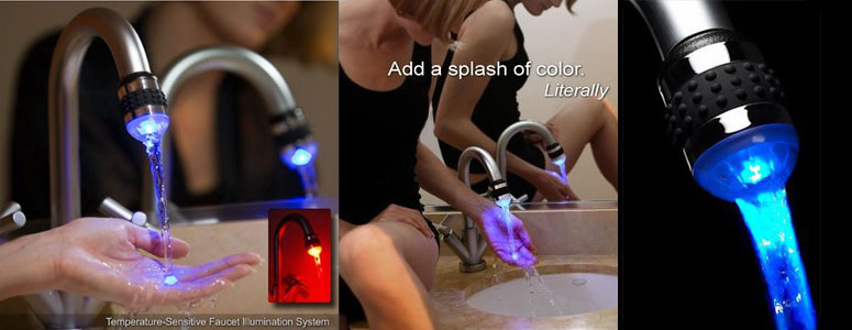 H2Glow - Temperature Sensitive LED Faucet Light