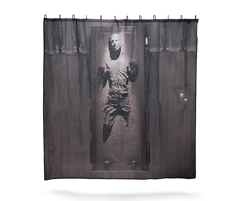 Han Solo Frozen In Carbonite Shower Curtain