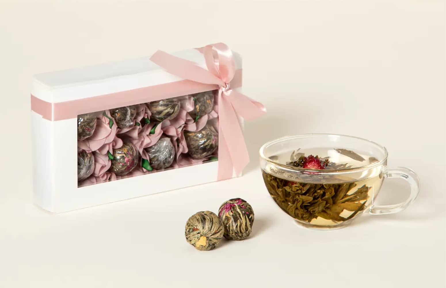 Hand-Sewn Blooming Tea Gift Set