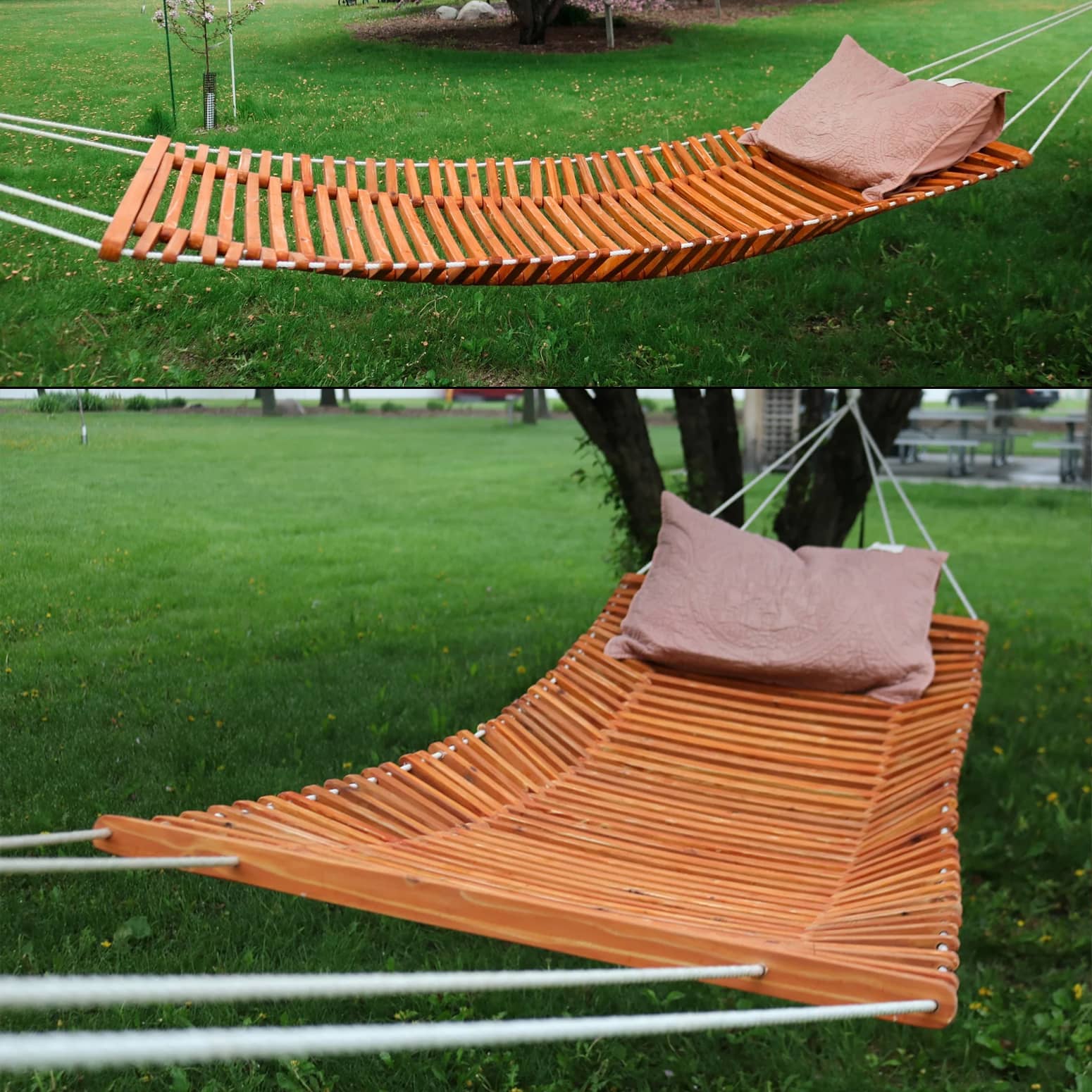 Handmade Cedar Wood Hammock