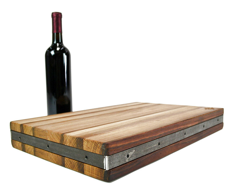 Handmade Wine Barrel Cutting Board