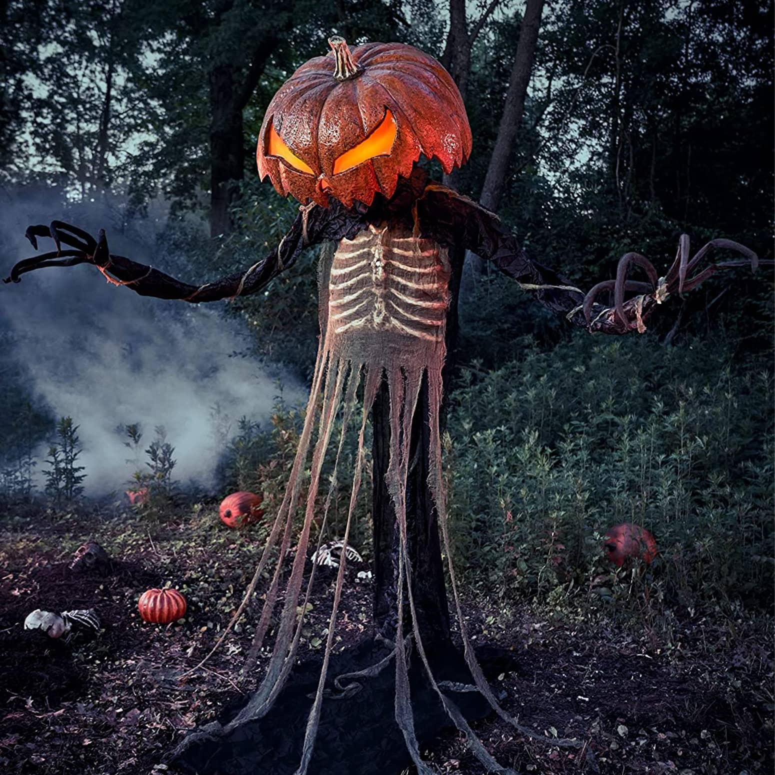 Headless Jack - Gigantic Talking Pumpkin Monster Statue - 9 Feet Tall!