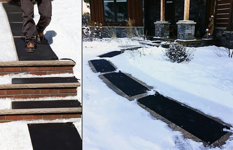 HeatTrak Snow Melting Heated Walkway and Stair Mats