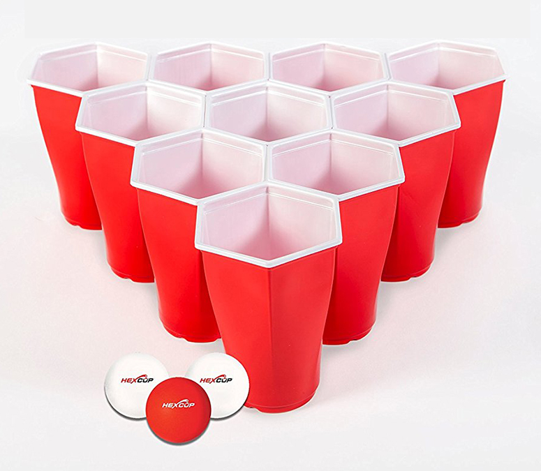 HexCup - Hexagon-Shaped Beer Pong Cups