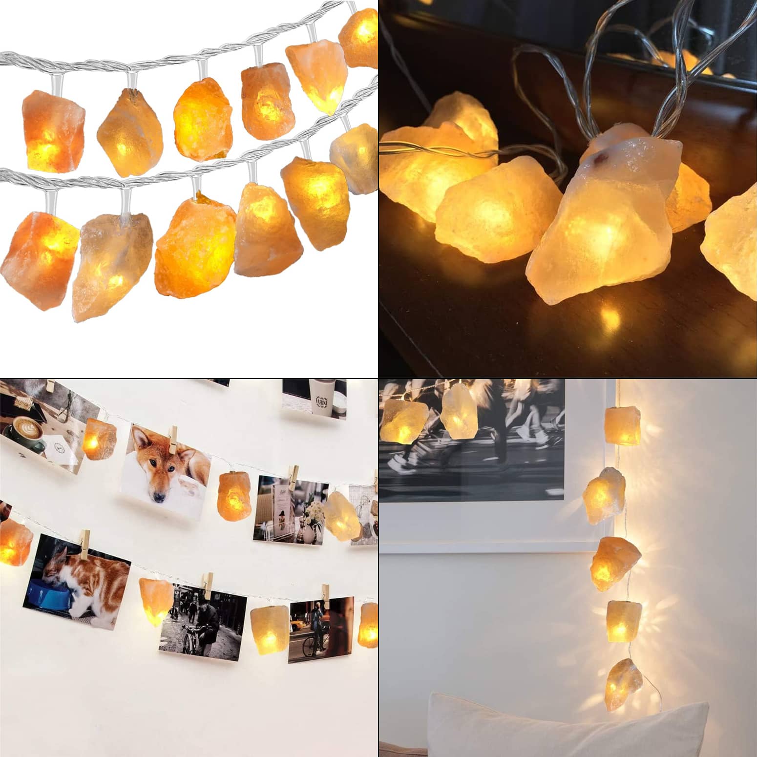 Himalayan Pink Salt String Lights