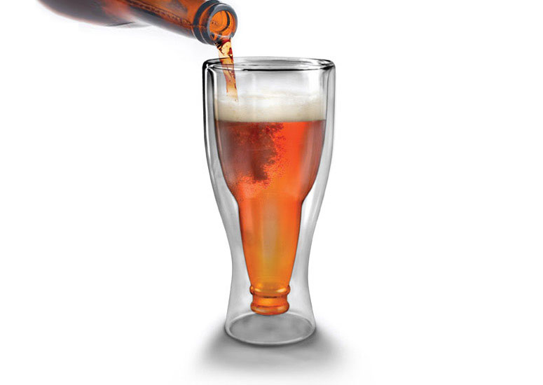 Hopside Down - Bottle-in-a-Glass Beer Glasses