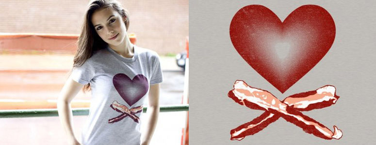 I Heart Bacon T-Shirt
