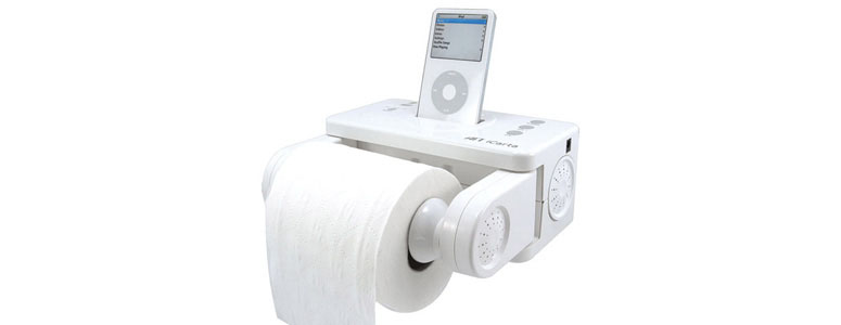iCarta - iPod Dock / Toilet Paper Holder