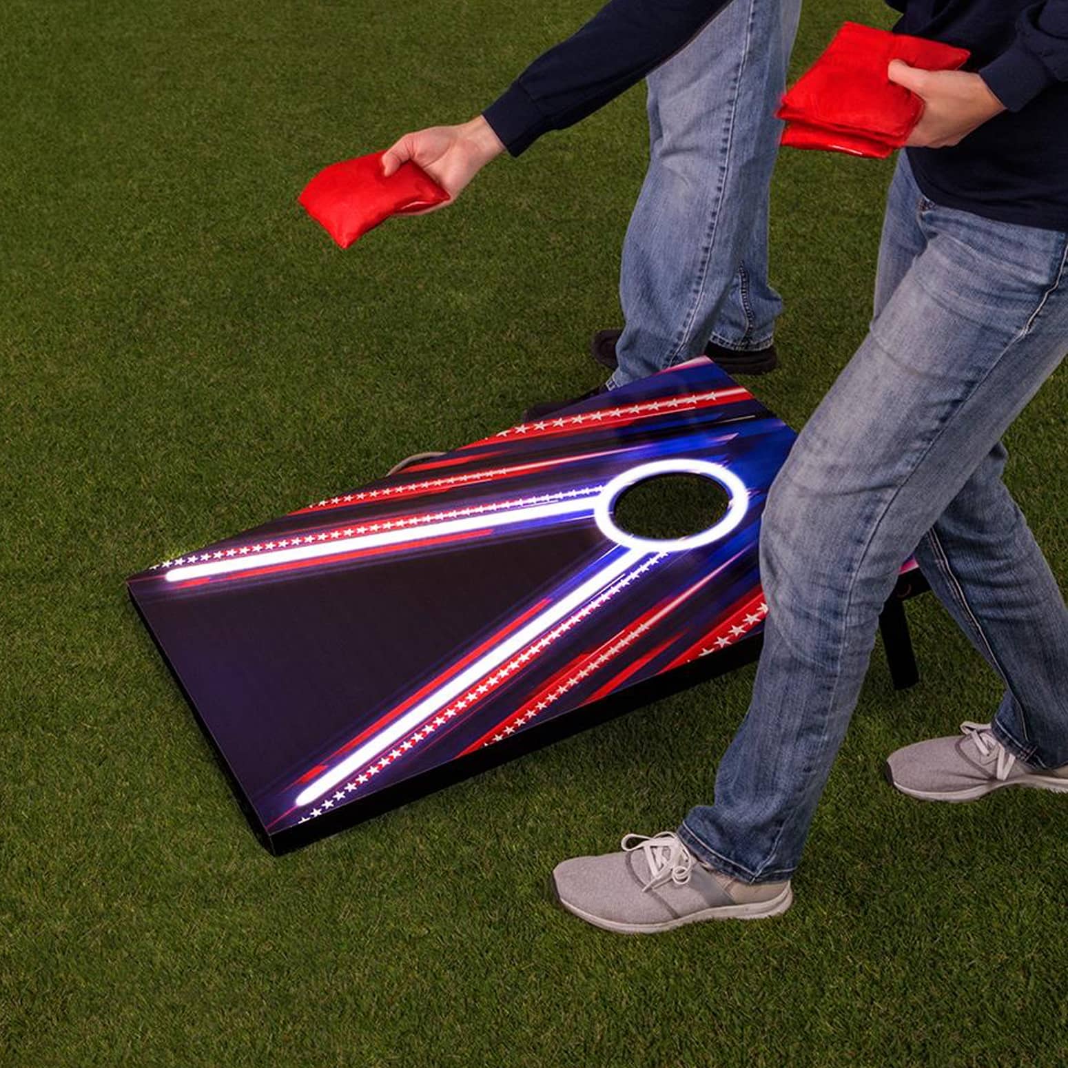 Illuminated Cornhole Game