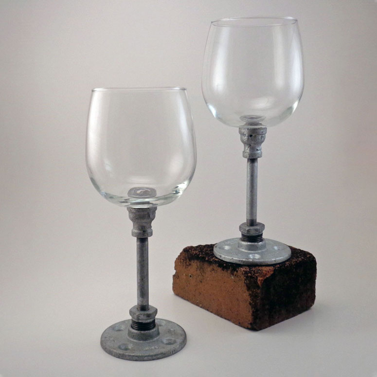 Industrial Wine Glasses