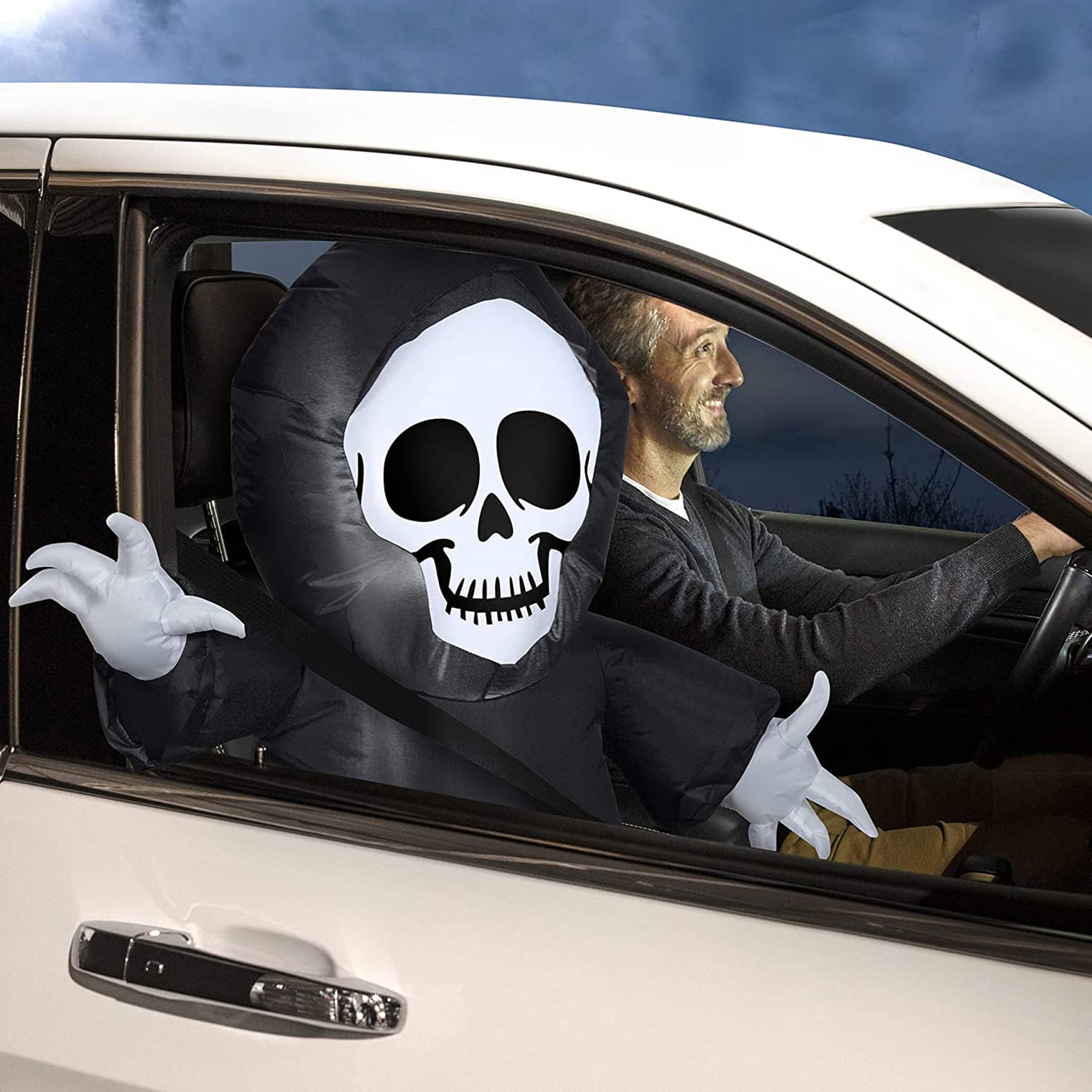 Inflatable Car Buddy - Grim Reaper Skeleton