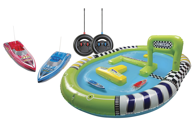 Inflatable RC Speedboat Water Raceway