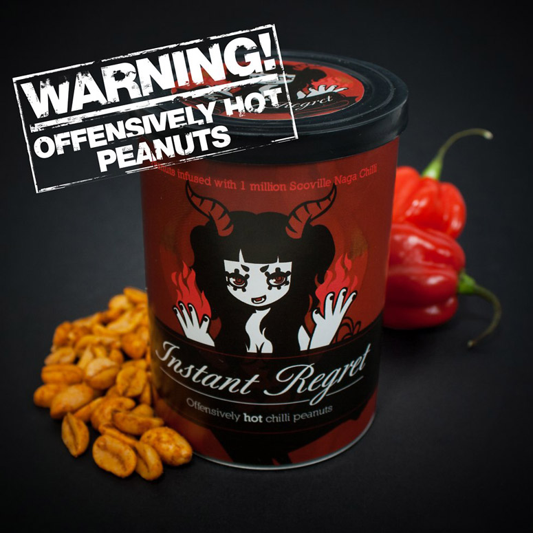 Instant Regret Offensively Hot Peanuts -  1 Million Scoville