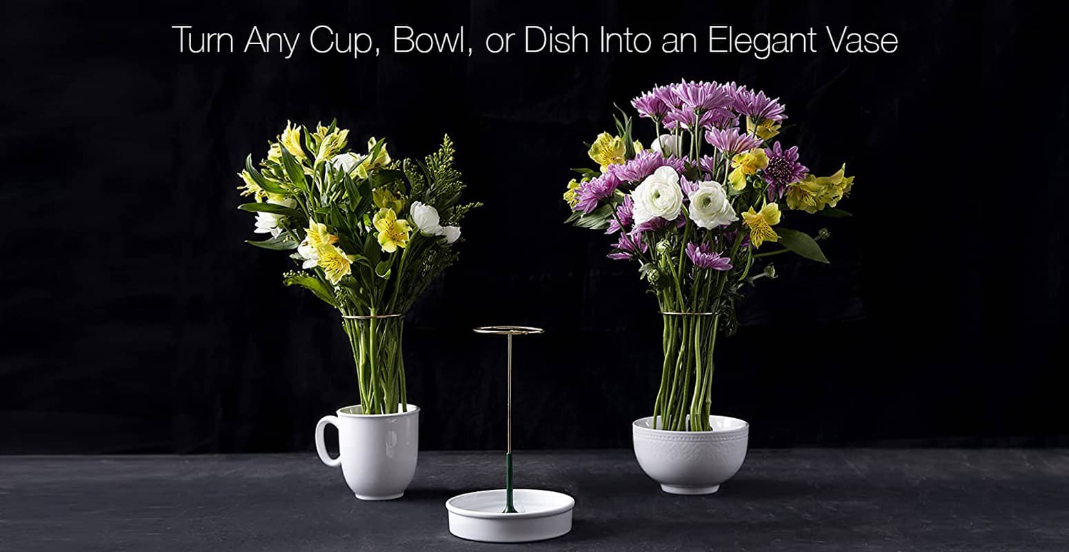 InvisiVase - Transforms Any Cup, Bowl, or Dish Into a Flower Vase