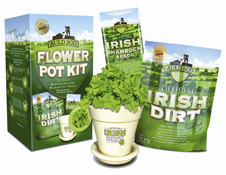 Irish Dirt Shamrock Growing Kit
