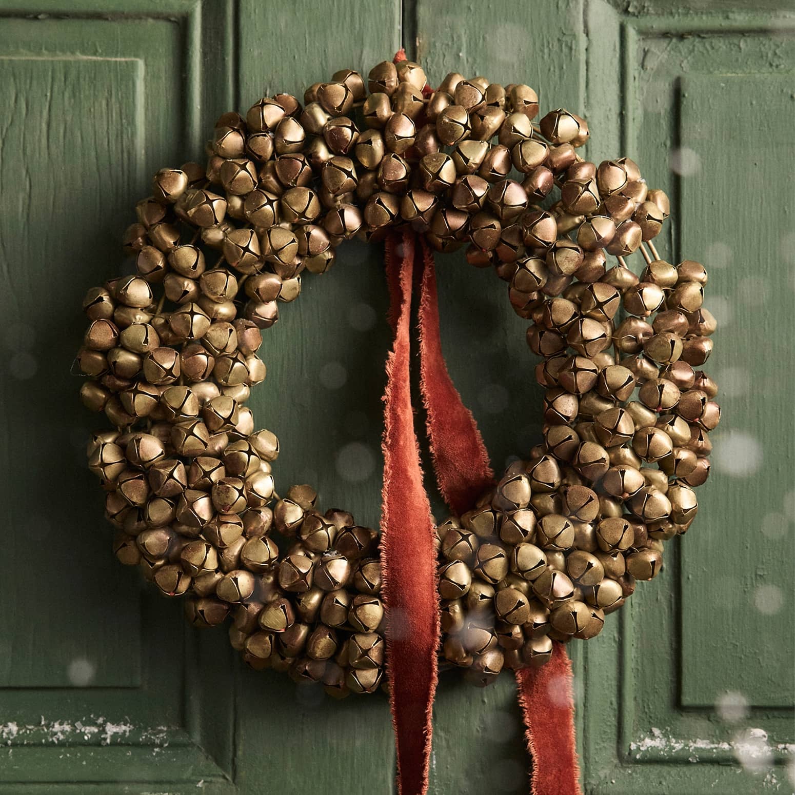 Iron Jingle Bells Wreath