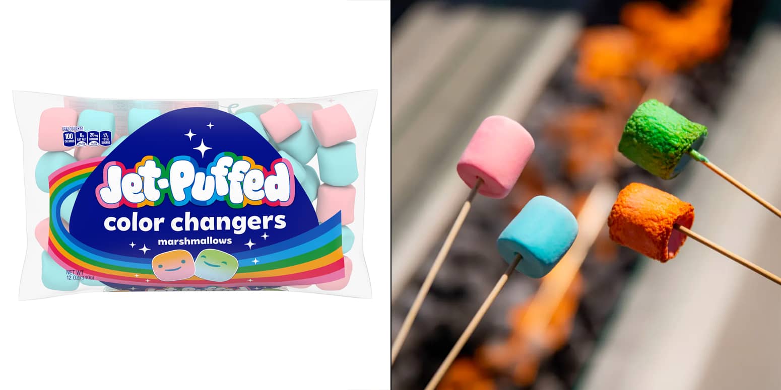 Jet-Puffed Color-Changing Marshmallows