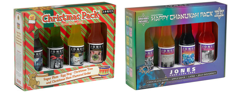 Jones Soda - 2007 Christmas + Chanukah Holiday Packs