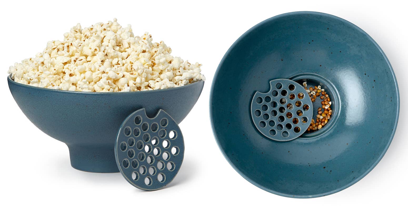 Kernel Filtering Popcorn Serving Bowl