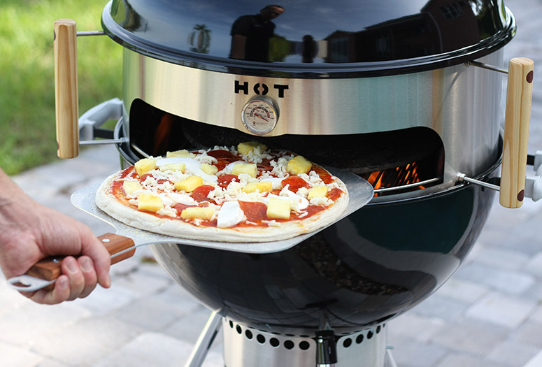 KettlePizza - Turns a Kettle Grill Into an Outdoor Pizza Oven