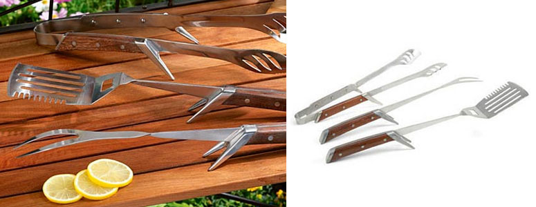 Kickstand BBQ Tools - Keep Your Grilling Area Neat!