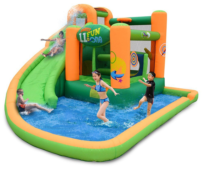 KidWise Endless Fun 11-in-1 Inflatable Bouncer and Water Slide