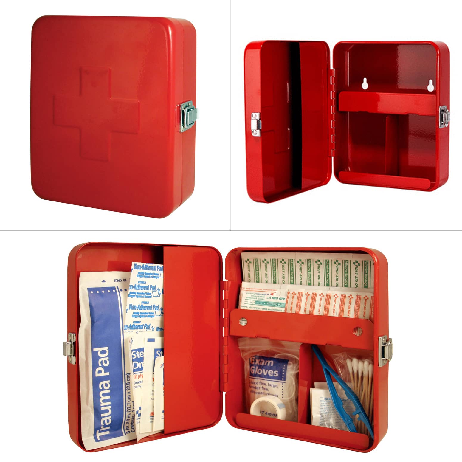 Kikkerland Steel First Aid Box