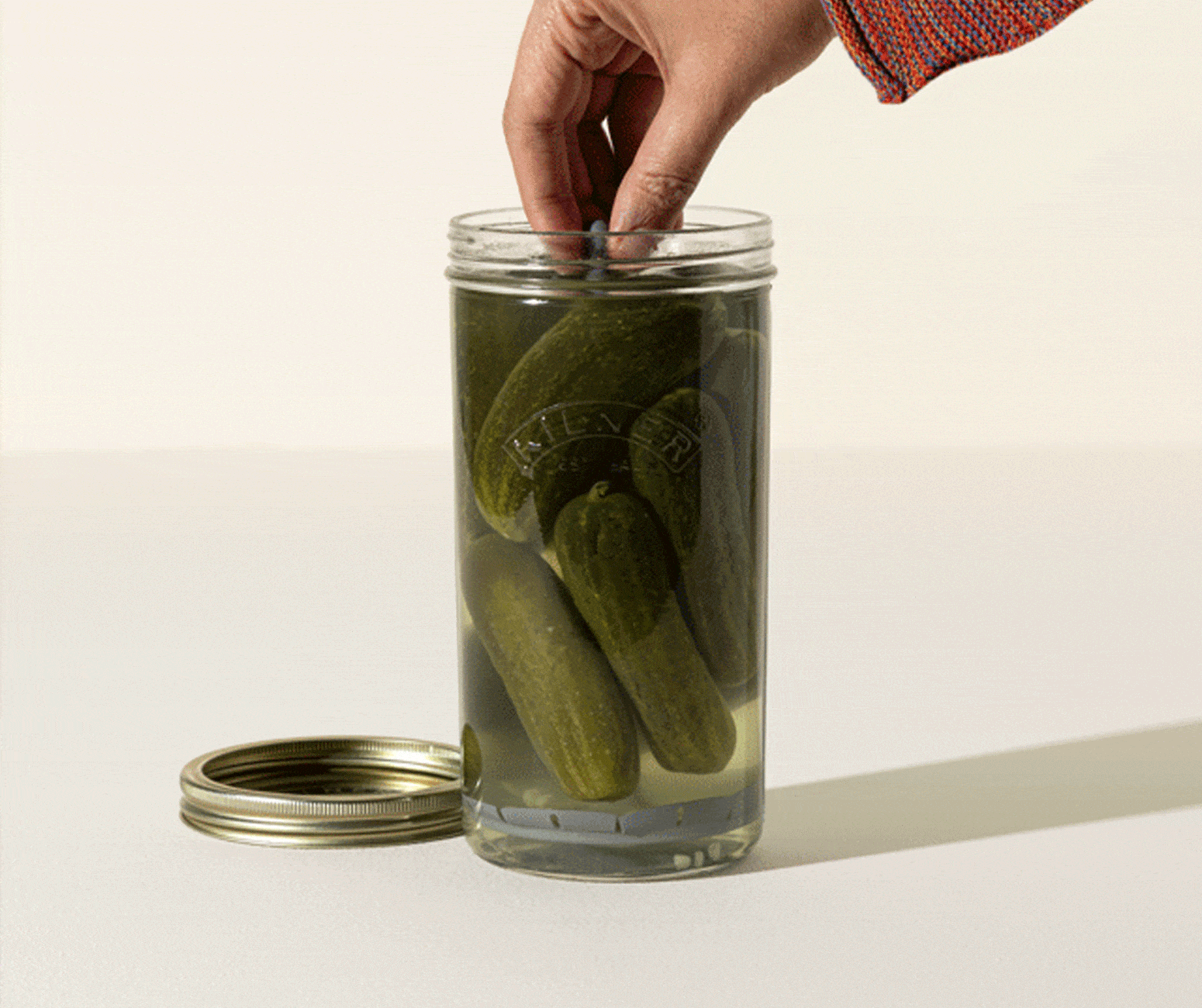 Kilner Lift and Drain Glass Pickle Jar