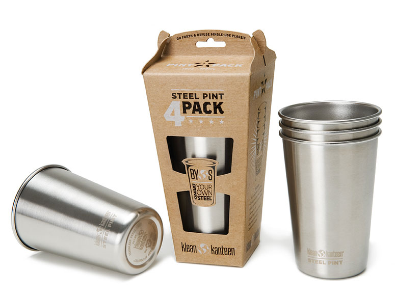 Klean Kanteen Stainless Steel Pint Cups