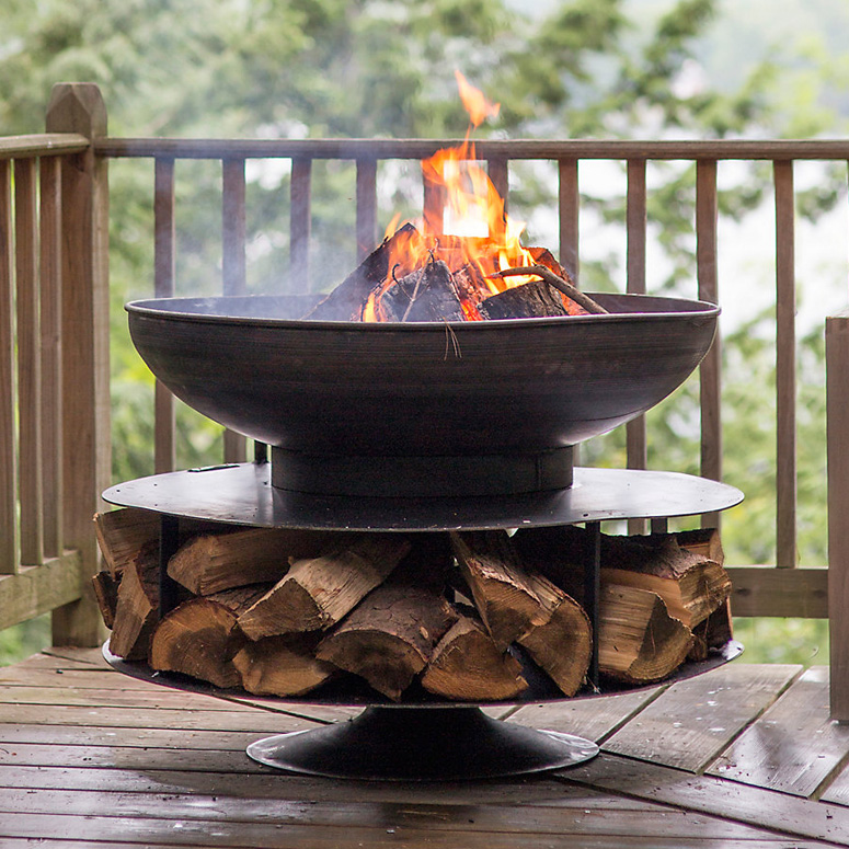Layered Logs Fire Pit / Grill