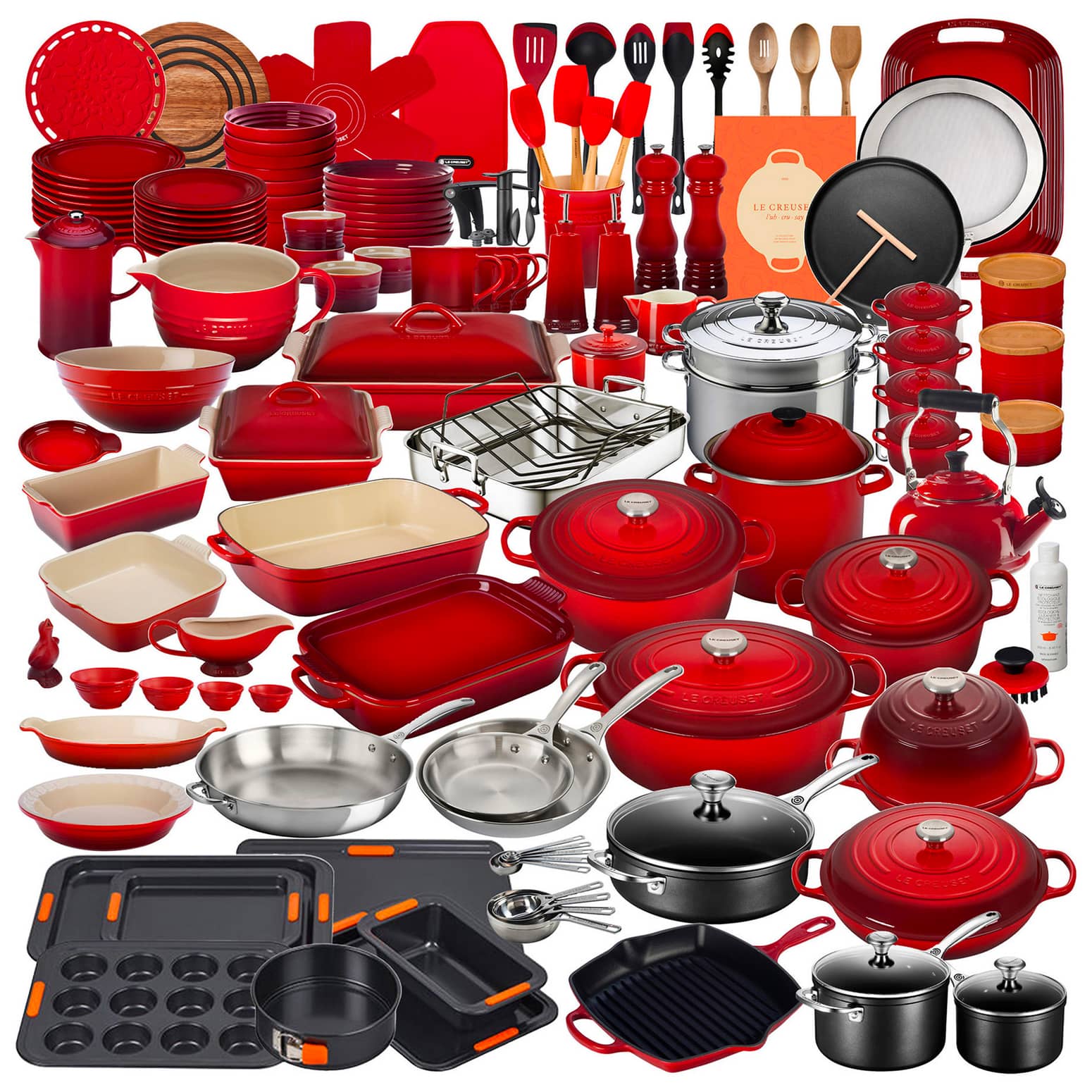 Le Creuset Ultimate Cookware Set - 157 Pieces Delivered on a Pallet!