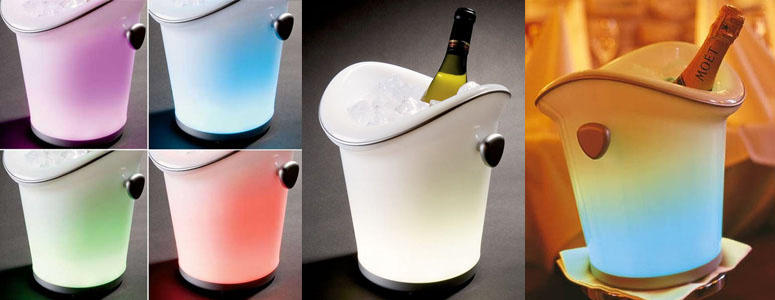 The LED Lighted Ice Bucket