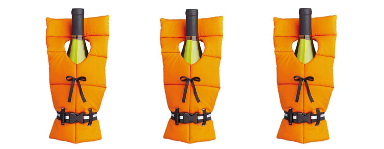 Life Preserver Wine Bottle Cover