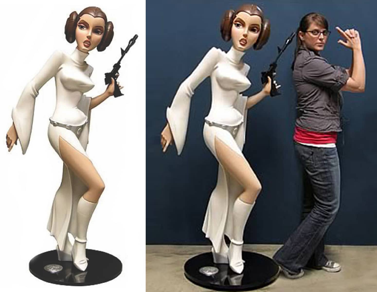 Star Wars Lifesize Princess Leia Statue