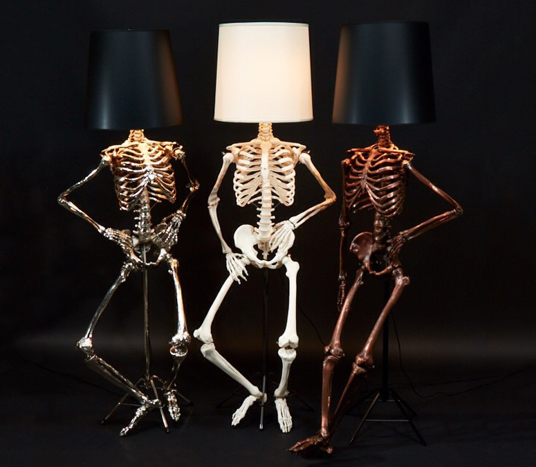 Lifesize Skeleton Floor Lamps