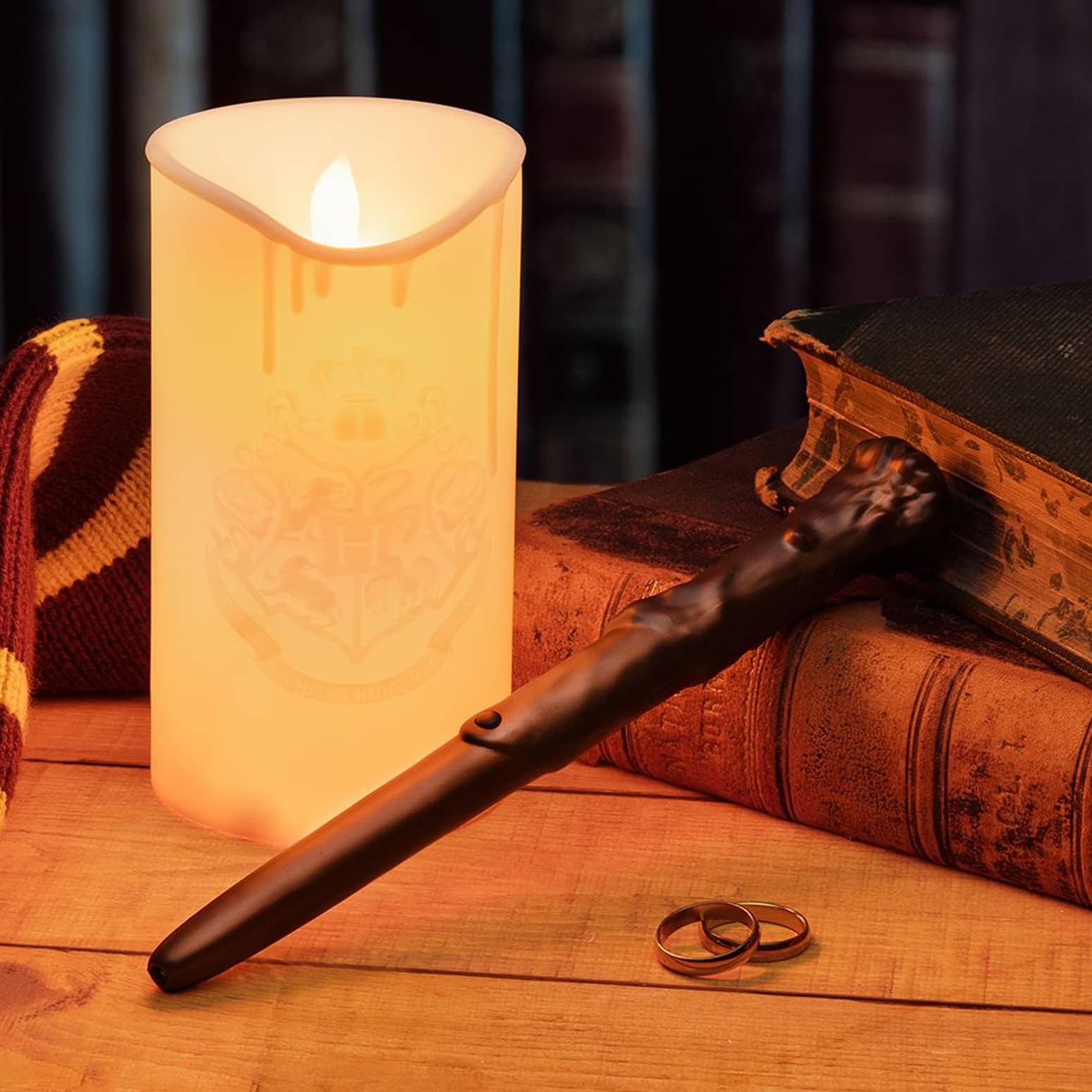 Magical Harry Potter Candle with Wand Remote