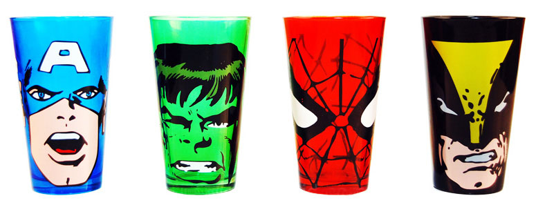 Marvel Comics Big Face Tumblers