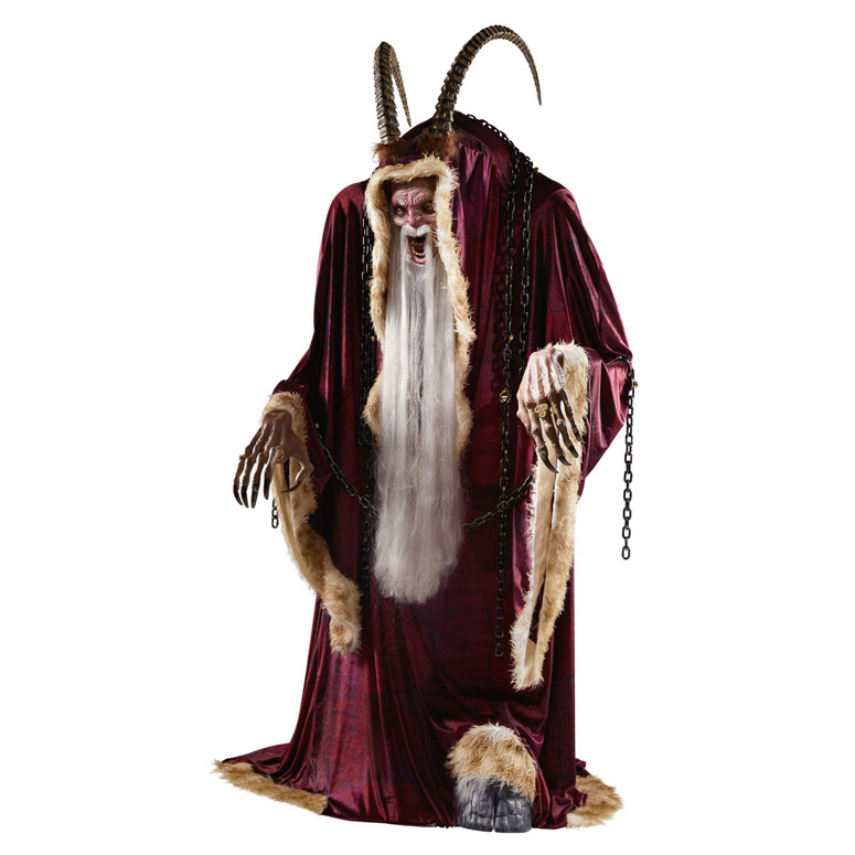 Massive Animatronic Krampus Statue for Halloween / Christmas