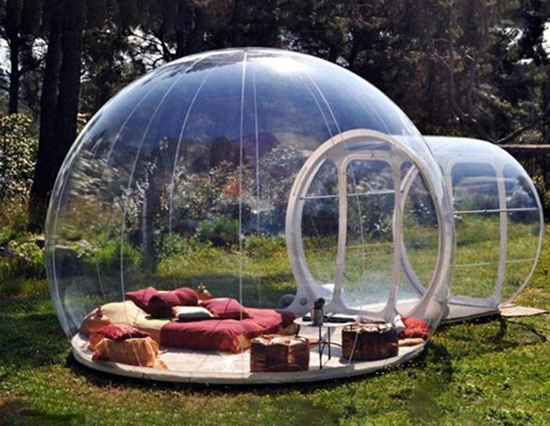 Massive Inflatable Bubble Tent | The Green Head